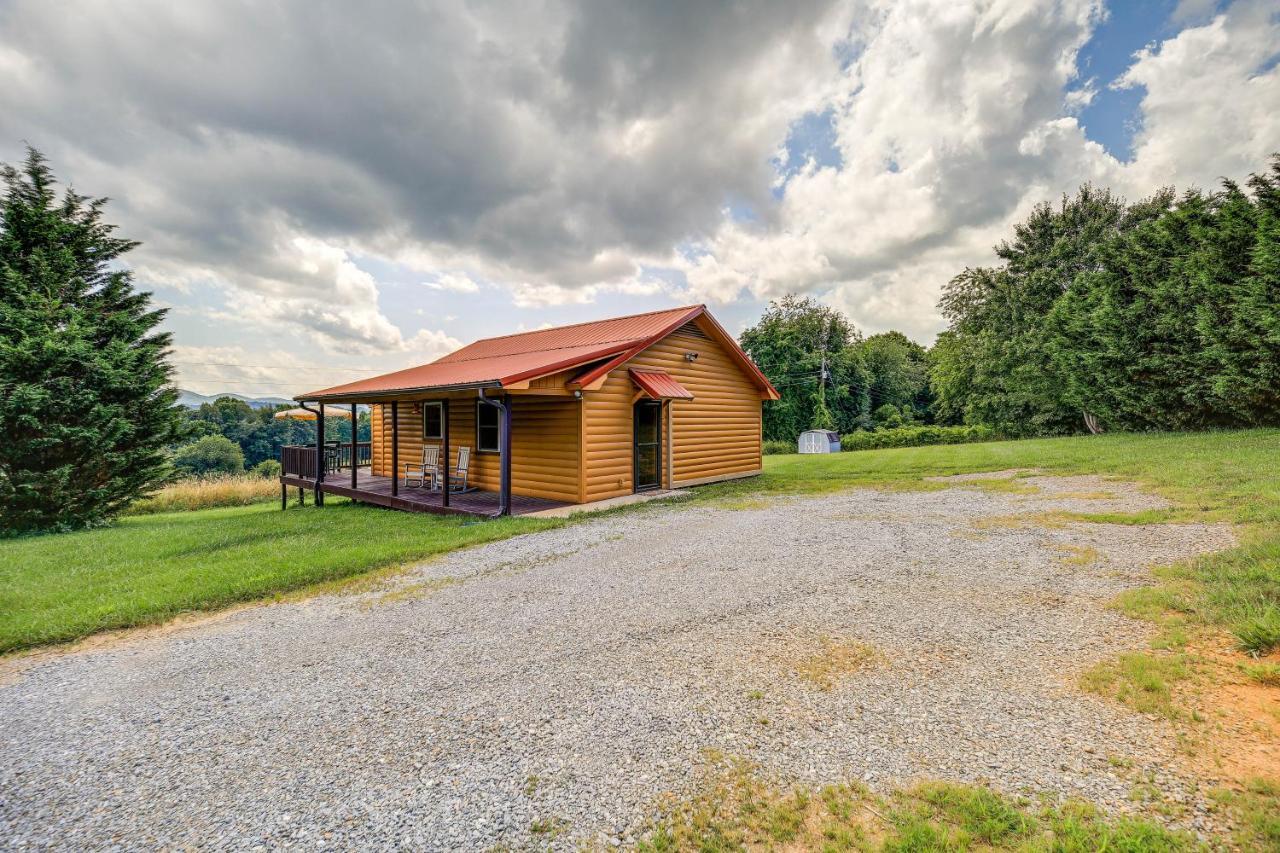 Blue Ridge Mountain Cabin With Views And Hot Tub Villa Sparta Exterior photo